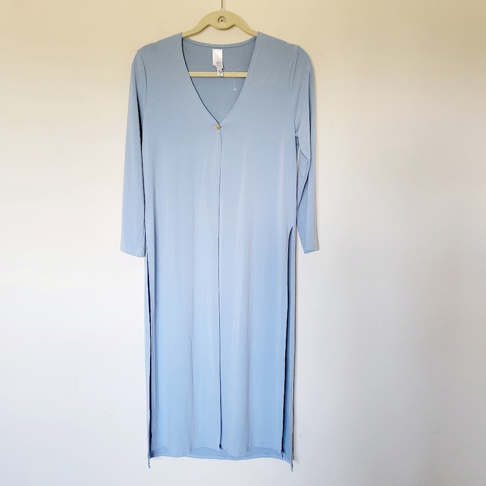 Wynne‎ Layers One Button Duster Cardigan